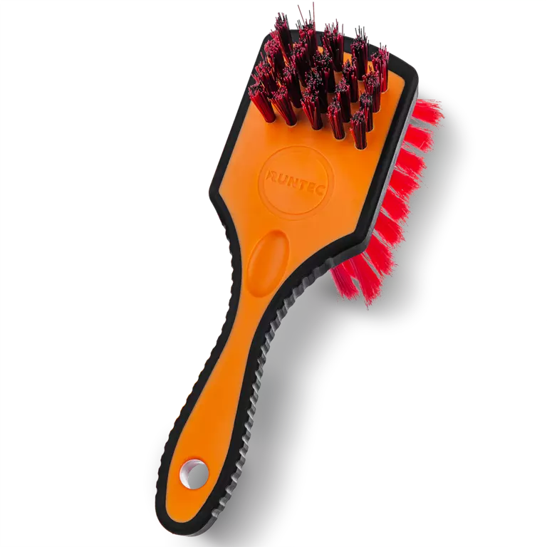 Щетка для мытья шин двойная с мягким и жестким ворсом