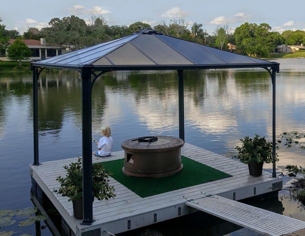 Беседка открытая Gazebo Palermo 3600 Grey