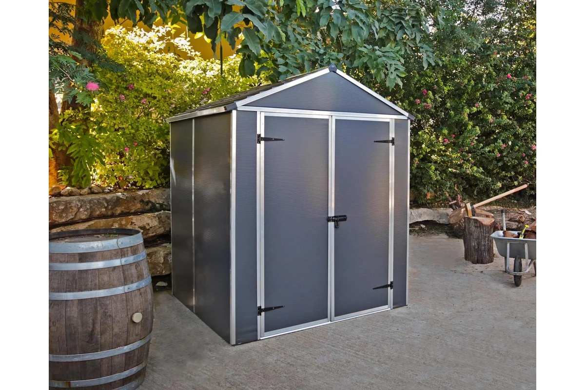 Хозблок RUBIKON 6x8 темно-серый