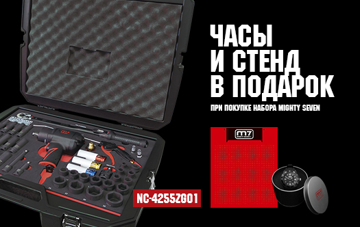 Набор пневмоинструмента 1/2" с принадлежностями, ложемент, 41 предмет