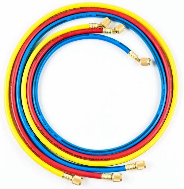 Шланги для подключения системы кондиционирования к заправочной установке 1/4" SAE