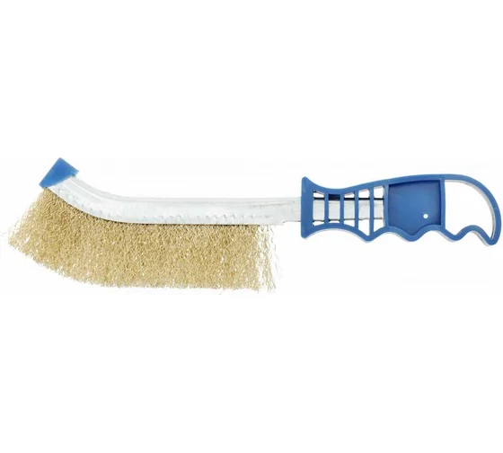 Проволочная щетка, латунная проволока, 250 мм, 0,3 мм