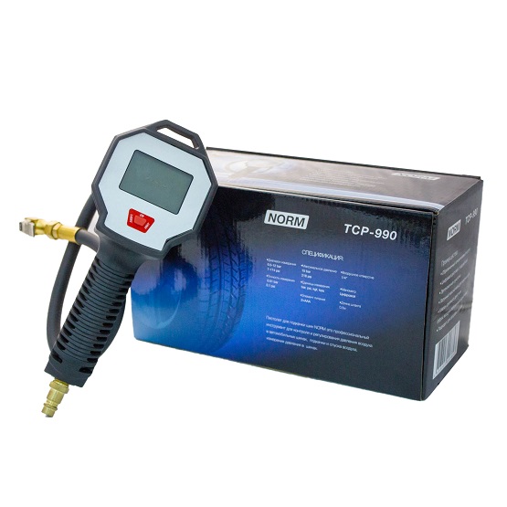 Пистолет для накачки шин Электронный, 12 бар
