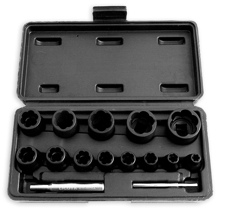 Набор головок для скругленного крепежа