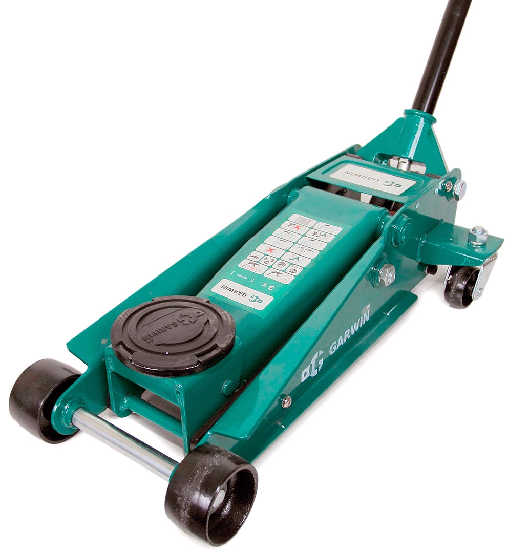 Домкрат подкатной усиленный 3 т, 130-462 мм