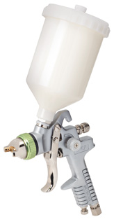 Краскопульт с верхним бачком HVLP 1,3 мм с регулятором давления