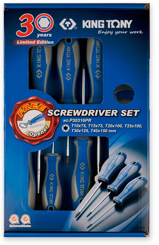 Набор отверток TORX в коробке