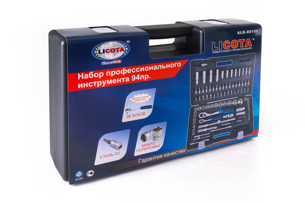 Набор инструмента 1/2" и 1/4" 94 предмета