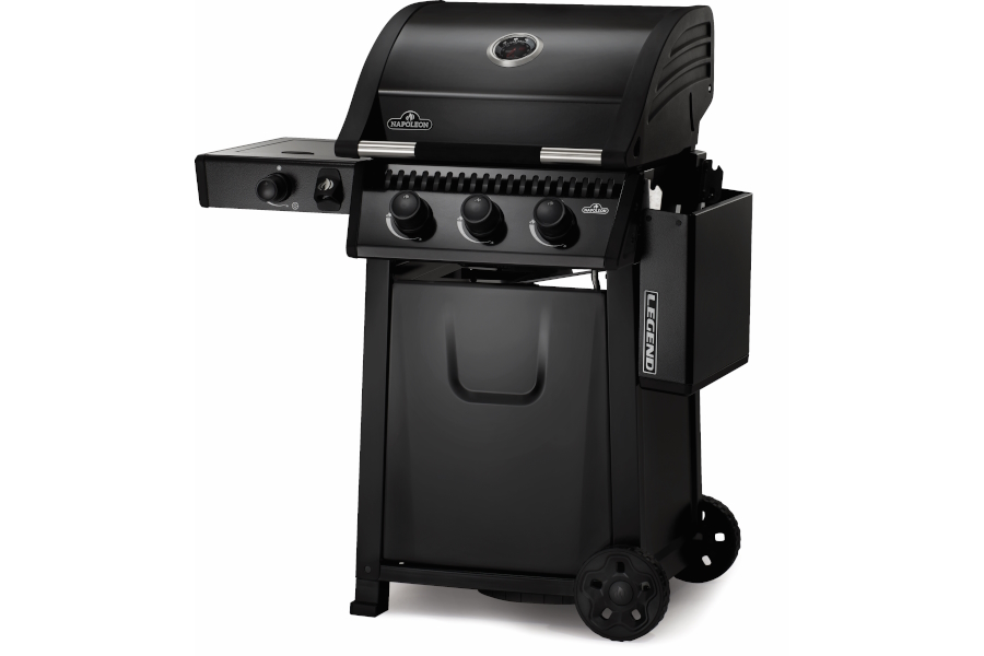 Газовый гриль Legend-365 SB черный (с конфоркой)