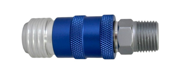 Быстросъем (Внешняя резьба, мама) (ø20мм) 1/2" алюминий