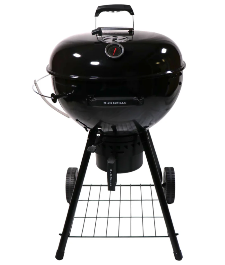 Угольный гриль Kettle Black Edition, с корзиной SnS, 57 см, черный