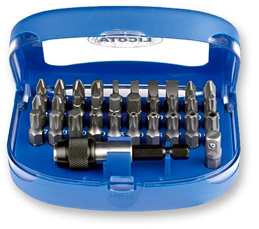 Набор бит 1/4" с держателем, 32 пр.