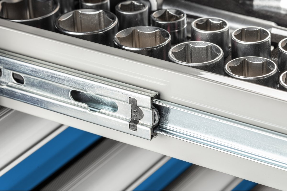 Тележка инструментальная 7 ящиков, боковое отделение