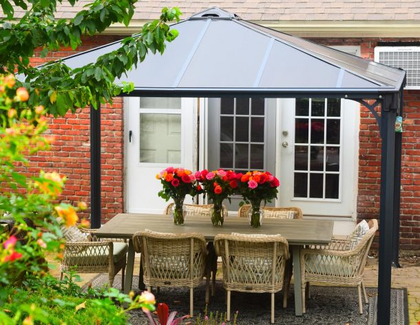 Беседка открытая Gazebo Palermo 3600 Grey