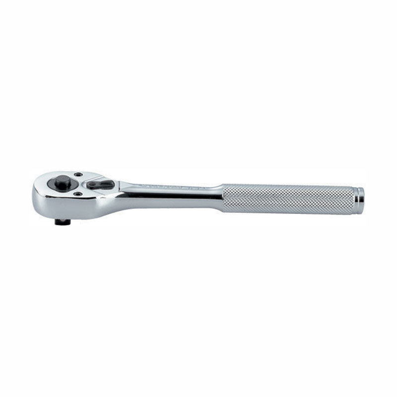Трещотка 3/8", 200 мм, 32 зубца, флажковая с кнопкой 