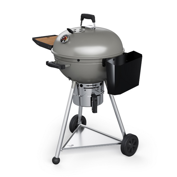 Гриль угольный Teriberka 57 Slow 'N Sear Platinum Grey Premium