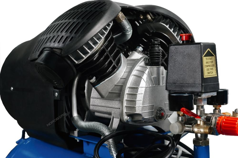 Компрессор поршневой V-образный 220В, ECO 410 л/мин