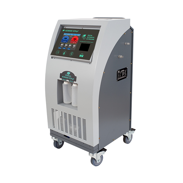 Установка для заправки автокондиционеров GrunBaum AC9000S 1234yf, автоматическая