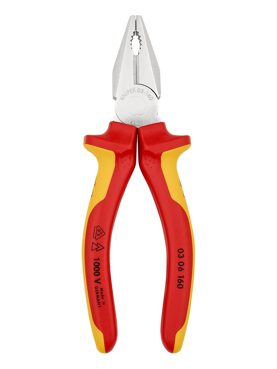 Пассатижи комбинированные VDE 160мм 1000v