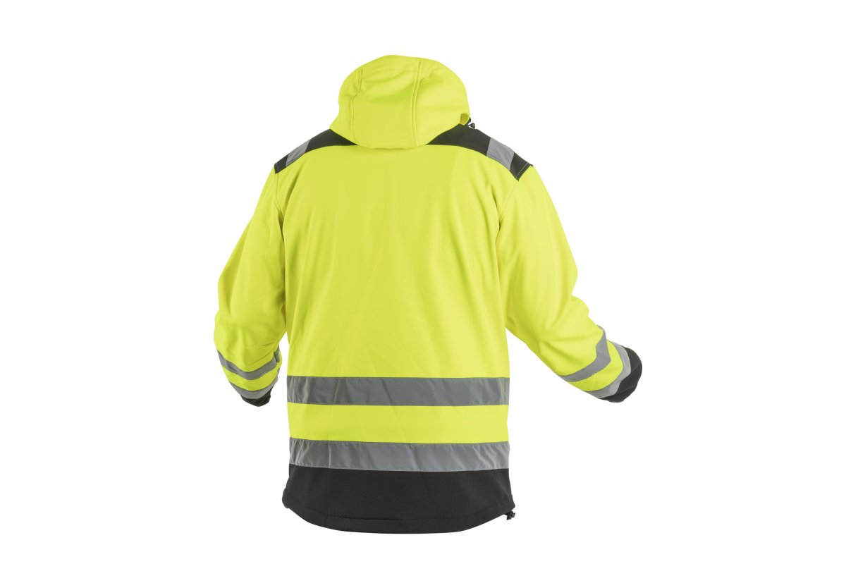 ARGEN Куртка сигнальная SOFTSHELL с капюшоном желтая