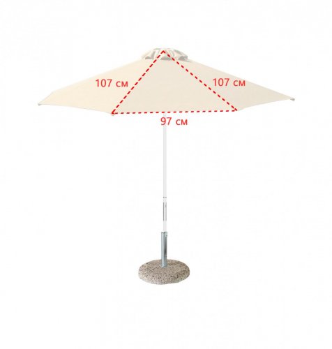 Зонт пляжный профессиональный Kiwi Clips