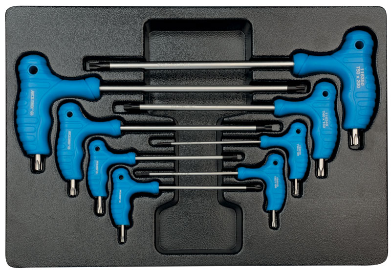 Набор L-образных ключей TORX, ложемент, 8 предметов 