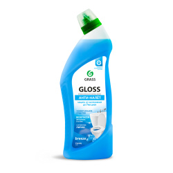 чистящий гель для ванны и туалета "gloss breeze" (флакон 750 мл)