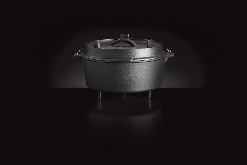 Чугунная голландская печь "2 в 1" (6л)