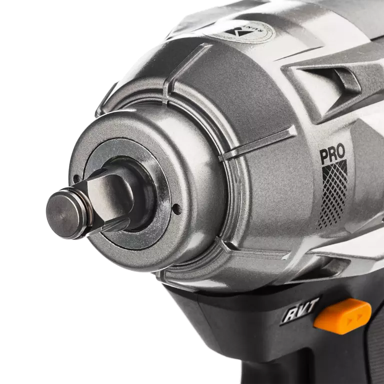 Гайковерт ударный аккумуляторный PRO 1/2", 20В, 2*4Ач, 1100Нм