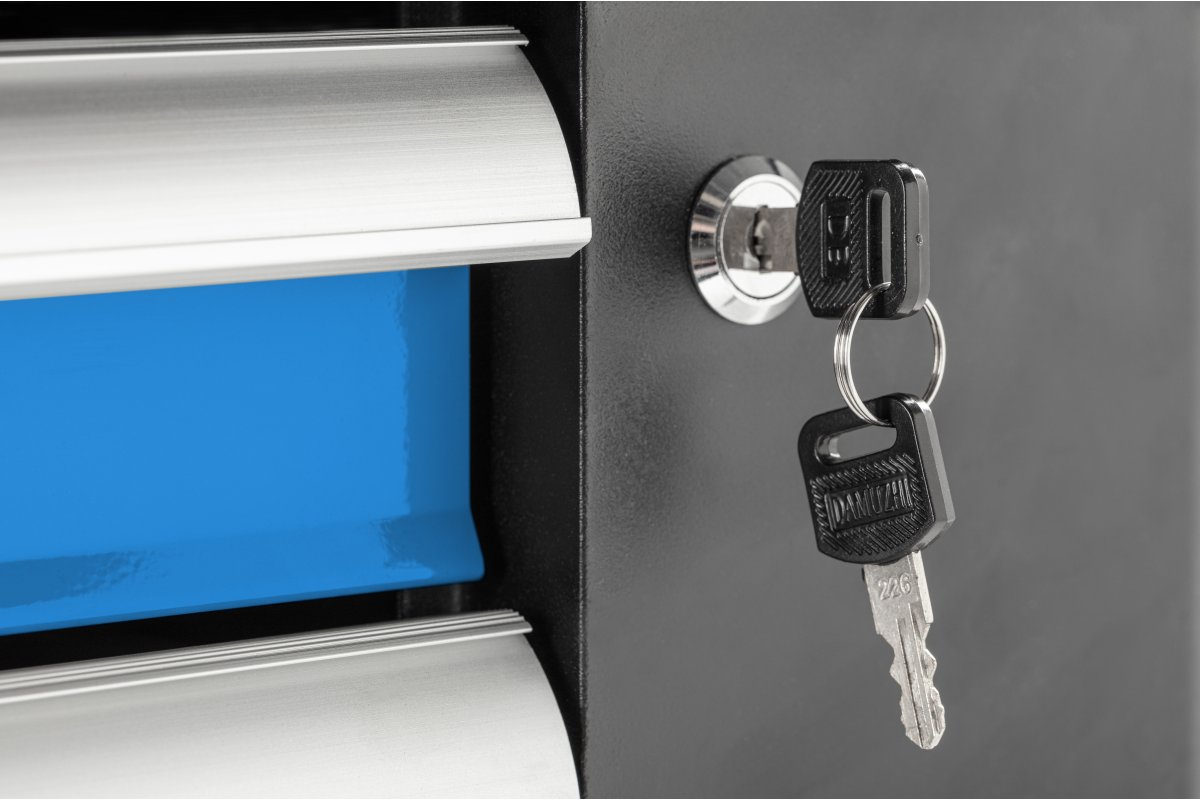 Тележка инструментальная 7 ящиков, боковое отделение