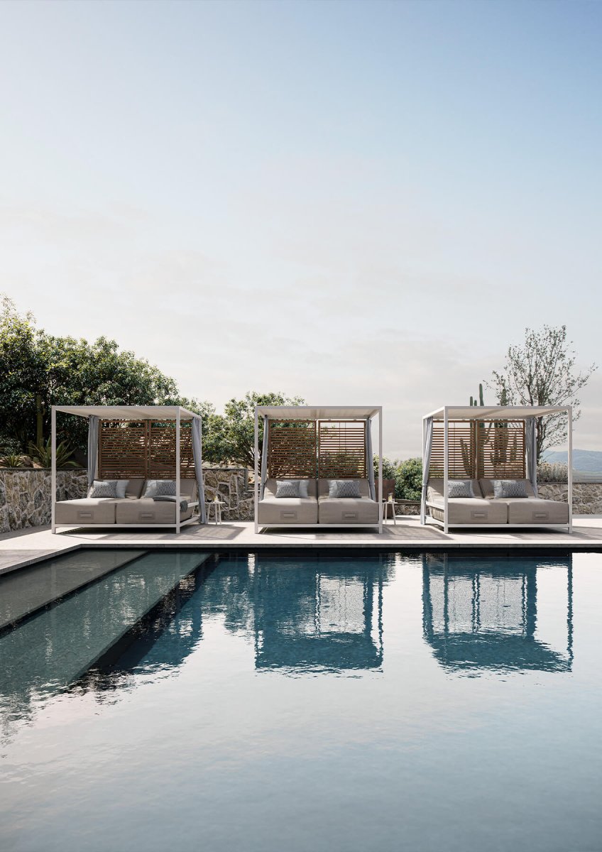 Шатер с лежаками Alcova Lounge