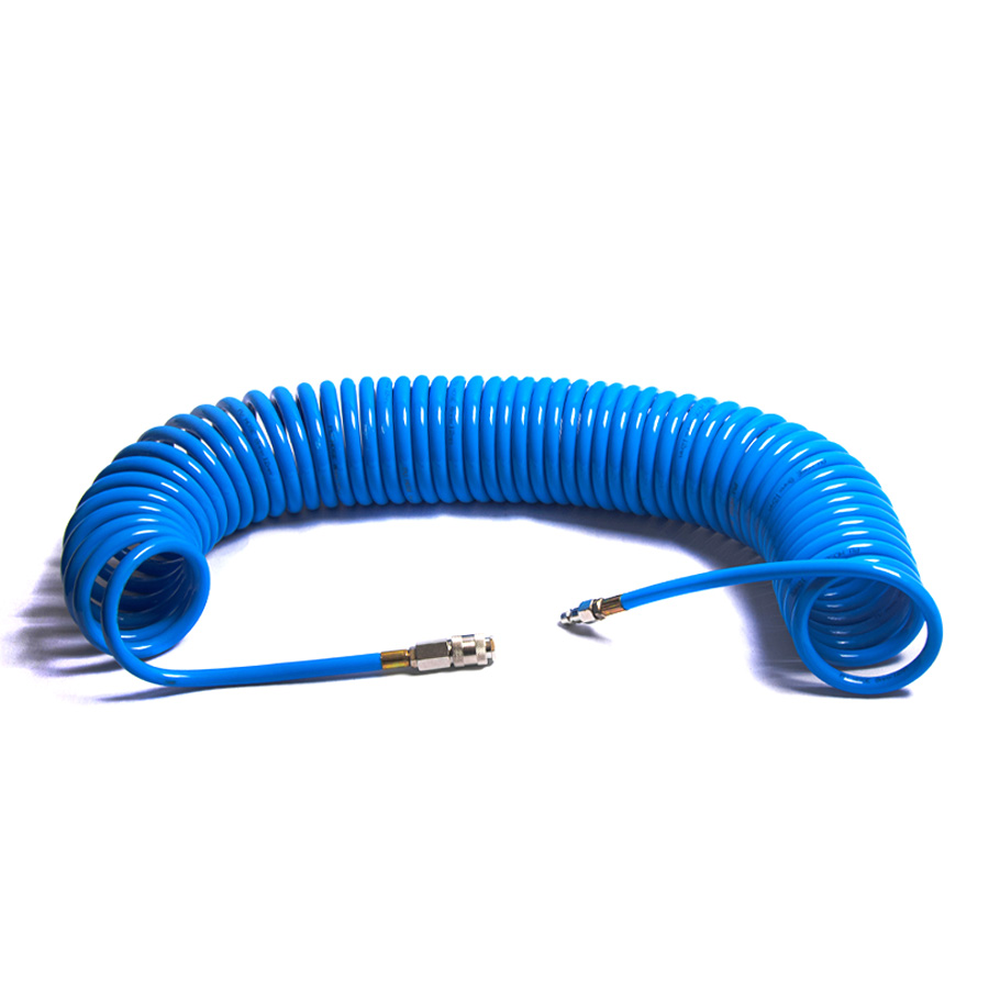 Шланг воздушный спиральный 08/12 мм,15 метров