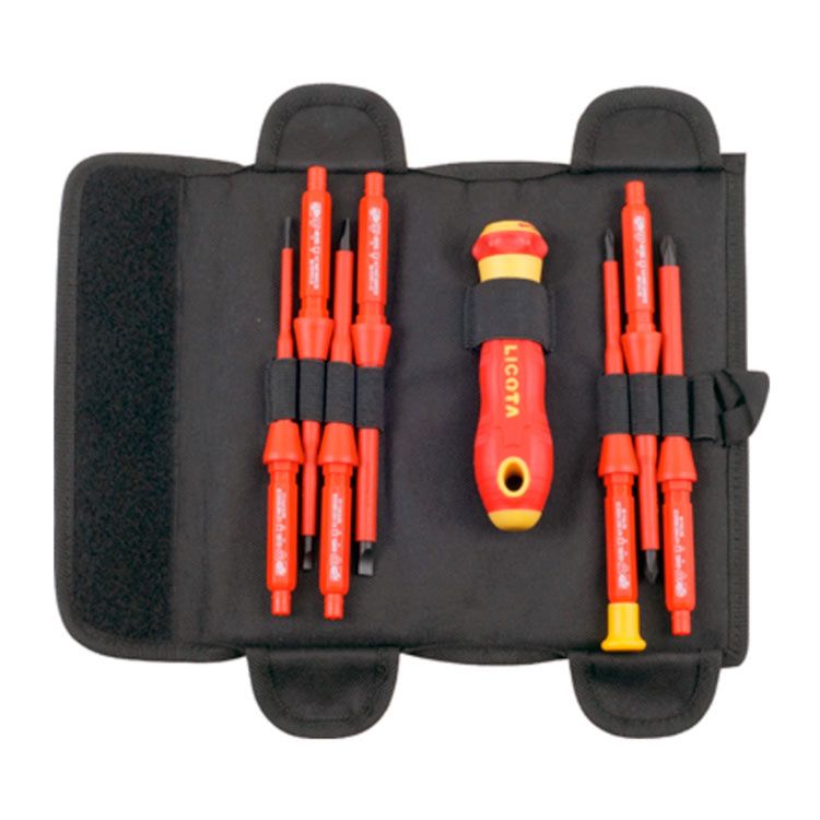 ASD-CVS101K Набор отвертка со сменными вставками 7 в 1 VDE 1000В