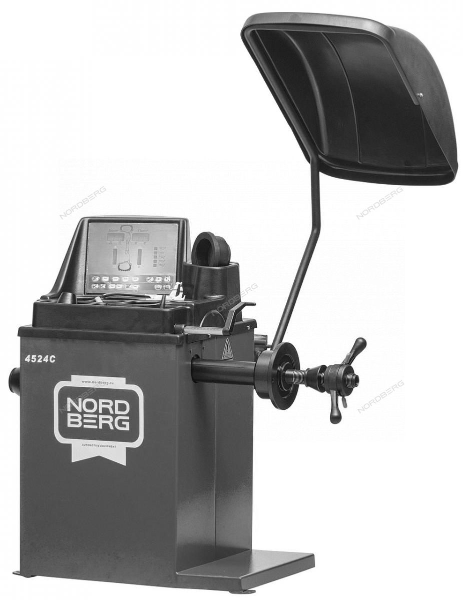 Станок балансировочный с ручным вводом параметров, серый