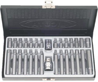 ABS-80009 Набор бит H4-H12, T20-T55 S2, 30 пр.