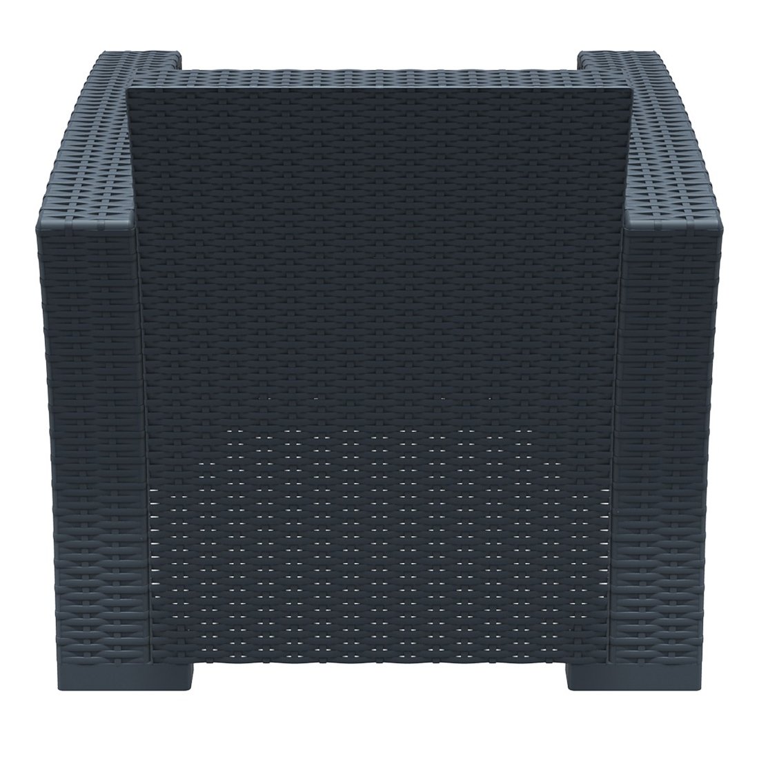 Кресло пластиковое плетеное с подушками Monaco Lounge