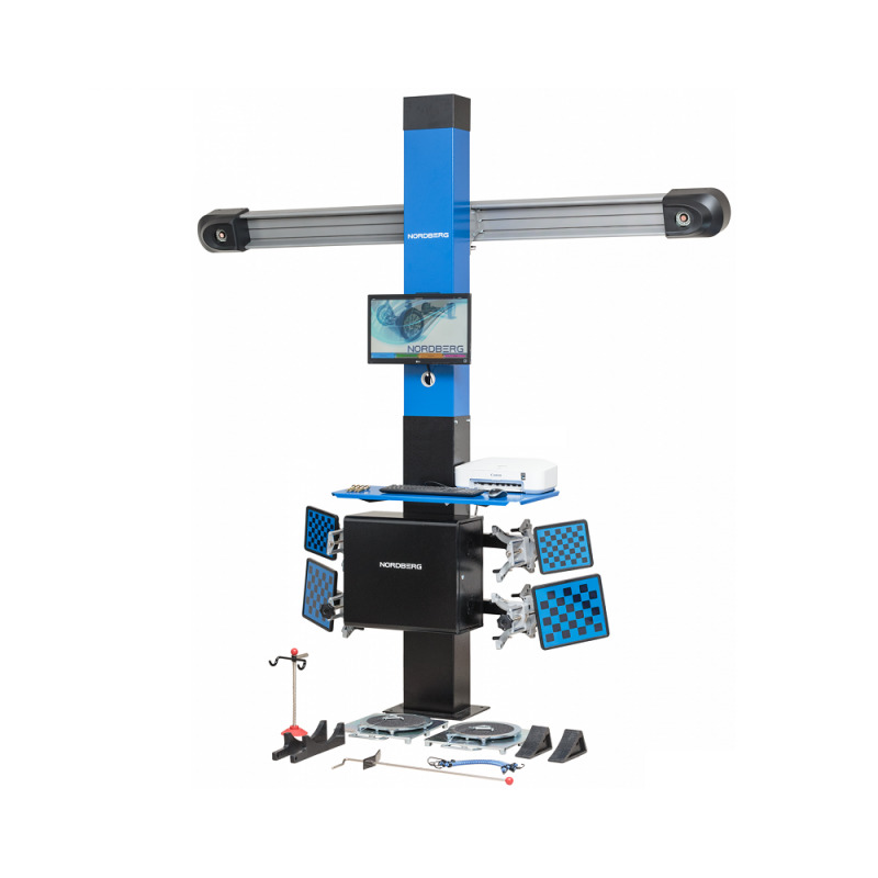 Стенд сход-развал 3D модель четырехкамерный