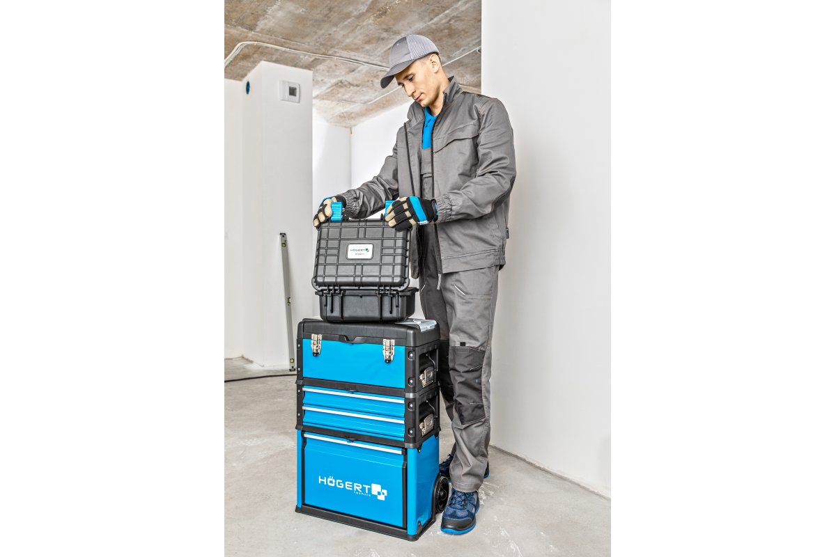 Ящик герметичный, ударопрочный для инструмента 10,5″ 270 x 246 x 124 мм