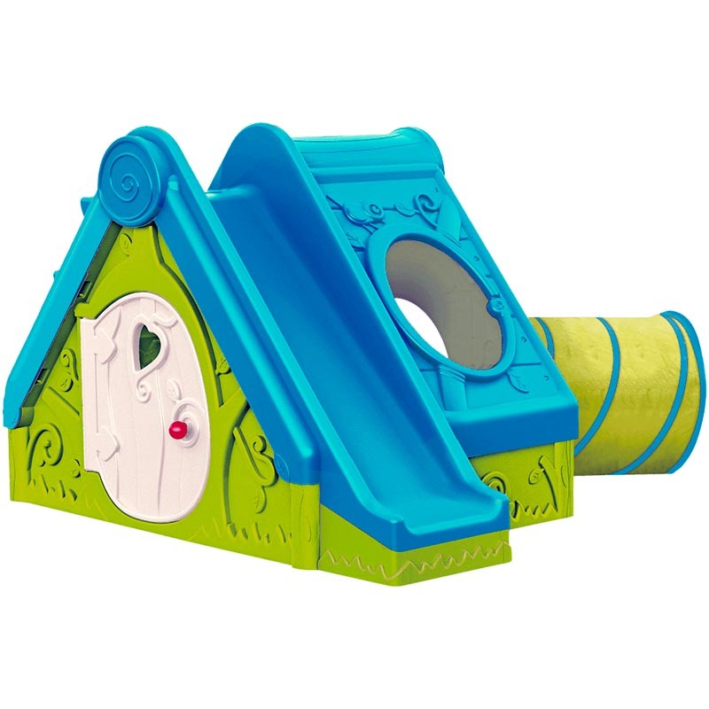 Игровой домик с горкой и трубой Funtivity PlayHouse
