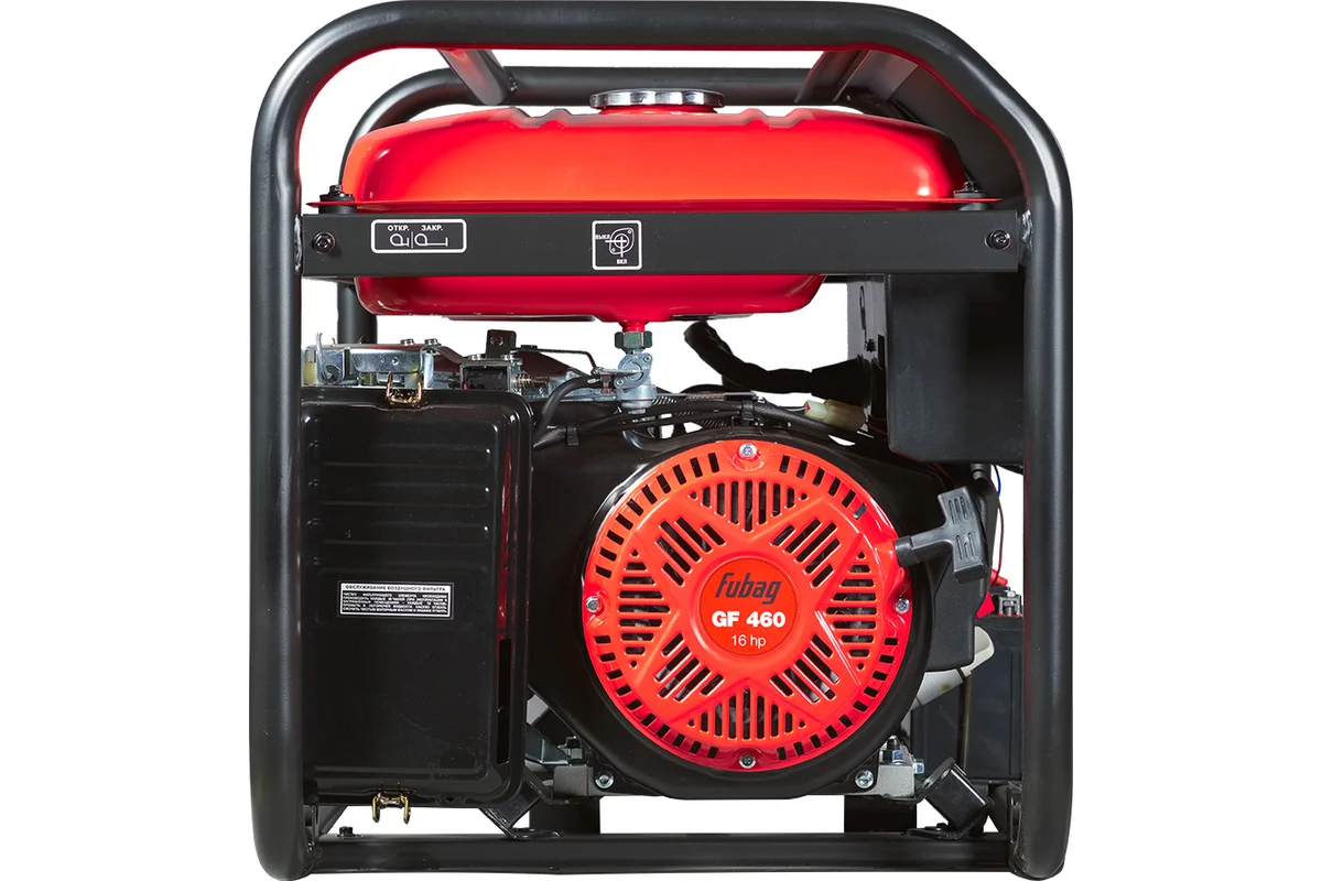 Бензиновая электростанция FUBAG с электростартером и коннектором автоматики bs 7500 a es duplex,