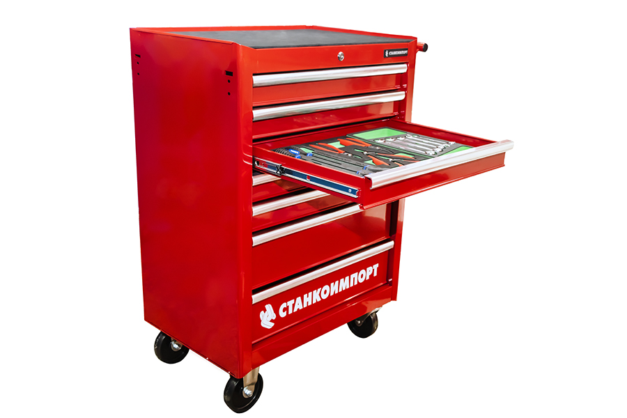 Тележка инструментальная с 7 ящиками