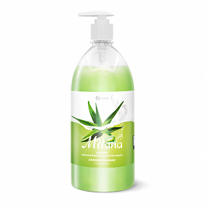 milana жидкое крем-мыло алоэ вера 1 л с дозатором grass