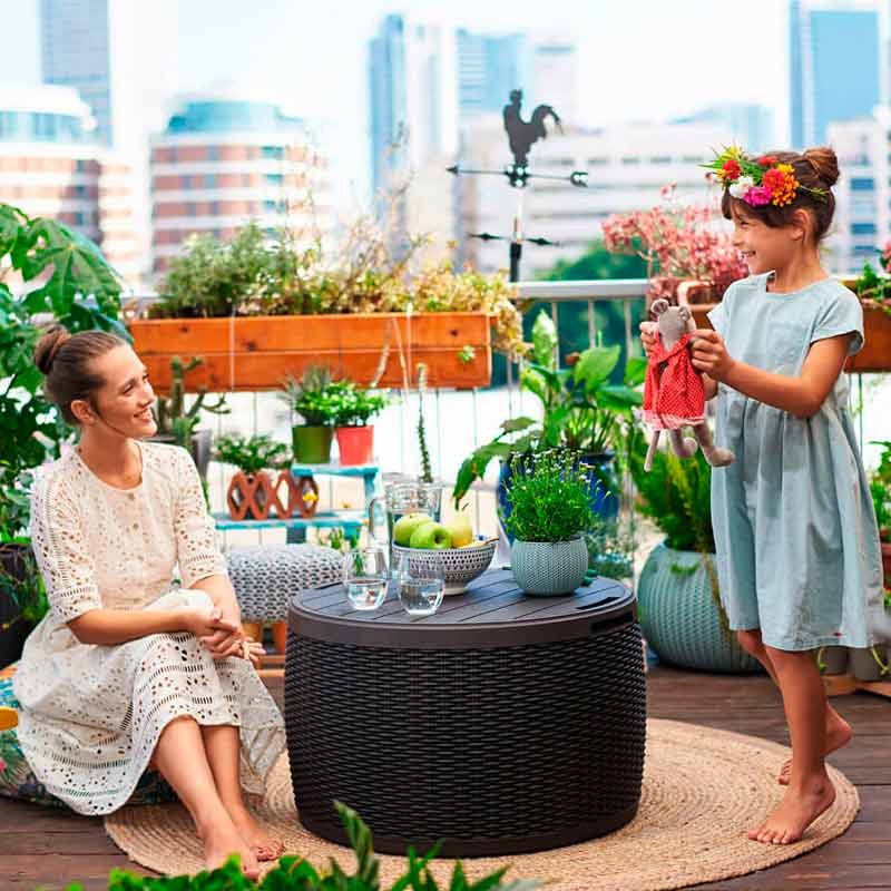 Стол-сундук Circa Rattan Storage Box