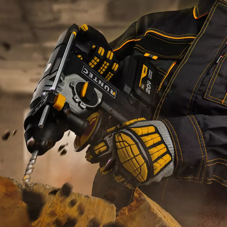 Перфоратор аккумуляторный RUNTEC PRO 2.3Дж, 20В, 2*4Ач, 750Вт