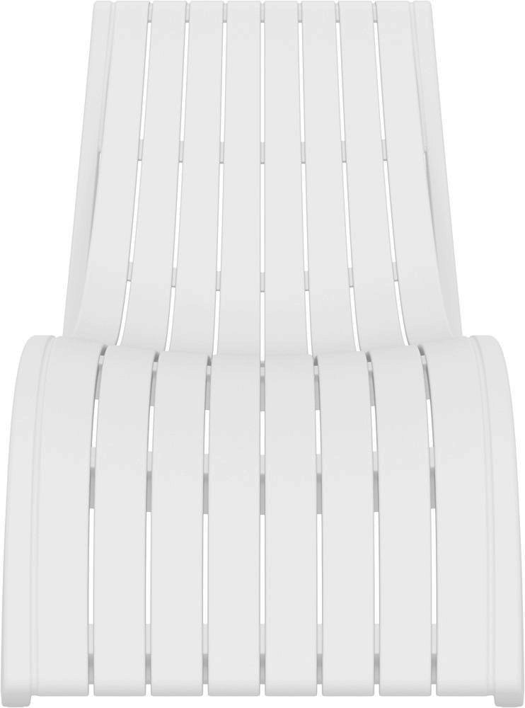 Шезлонг-лежак пластиковый Slim