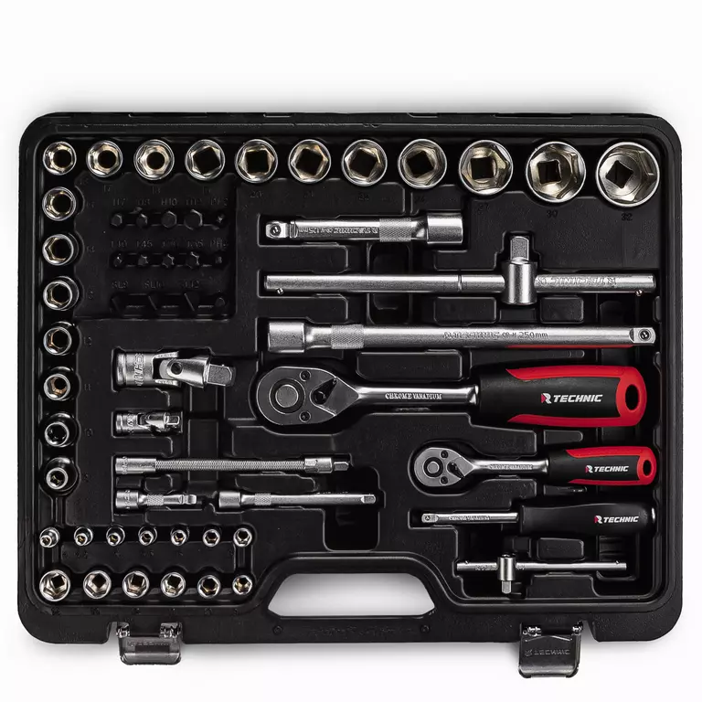 Набор ручных инструментов TECHNIC 94 предметов 1/2", 1/4"