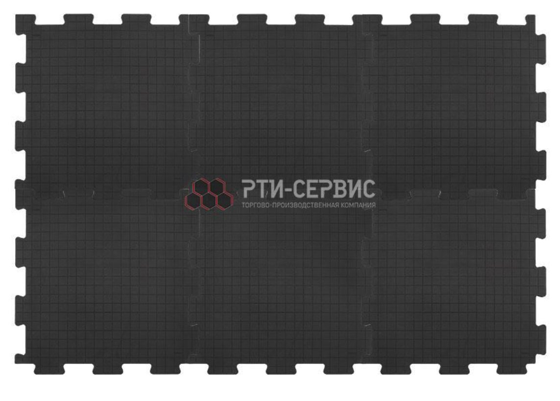 Покрытие резиновое напольное 500х500х14 мм NOKI-3