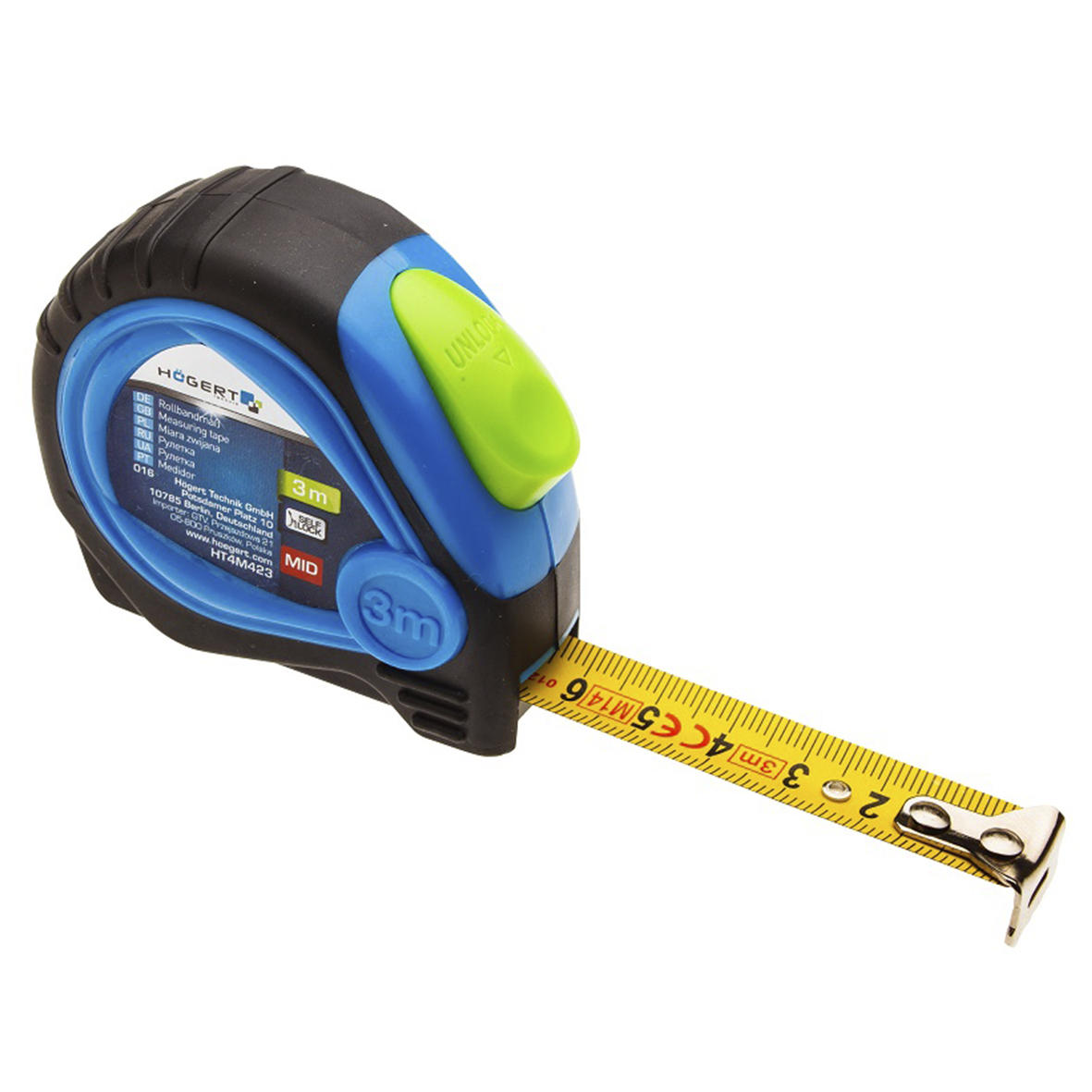 Рулетка 3 м, MID, PTFE