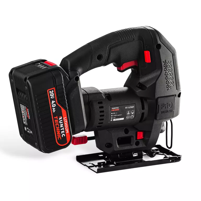 Лобзик аккумуляторный TECHNIC 20В, 2*4Ач, 700Вт
