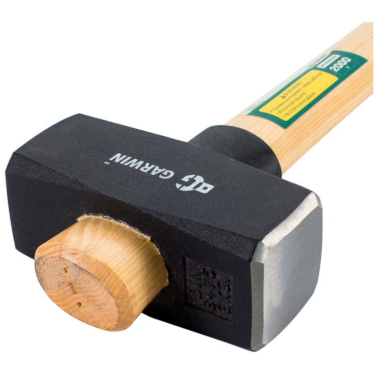 Кувалда Garwin INDUSTRIAL с обратной рукояткой из дерева гикори, 2000 г